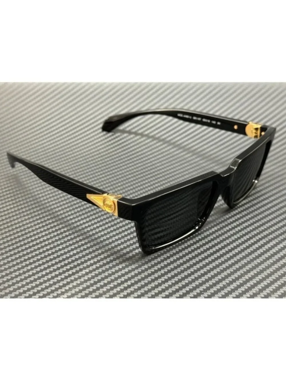 New Versace Men Black Sunglasses 55-18-140